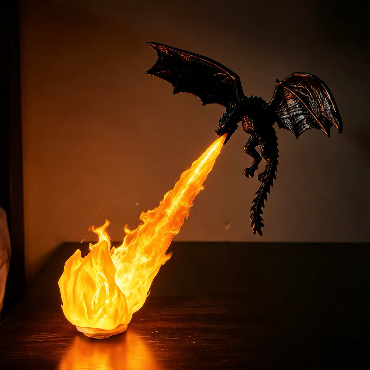 DragonLamp™ – Smocza Statuetka z Efektem Żywego Ognia