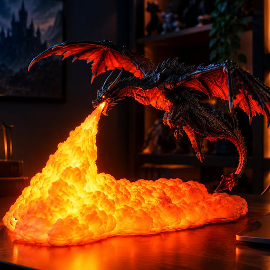 DragonLamp™ – Smocza Statuetka z Efektem Żywego Ognia